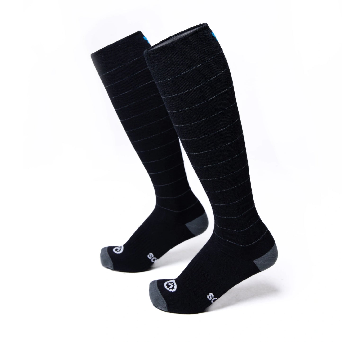 medias de compresion negras para el verano