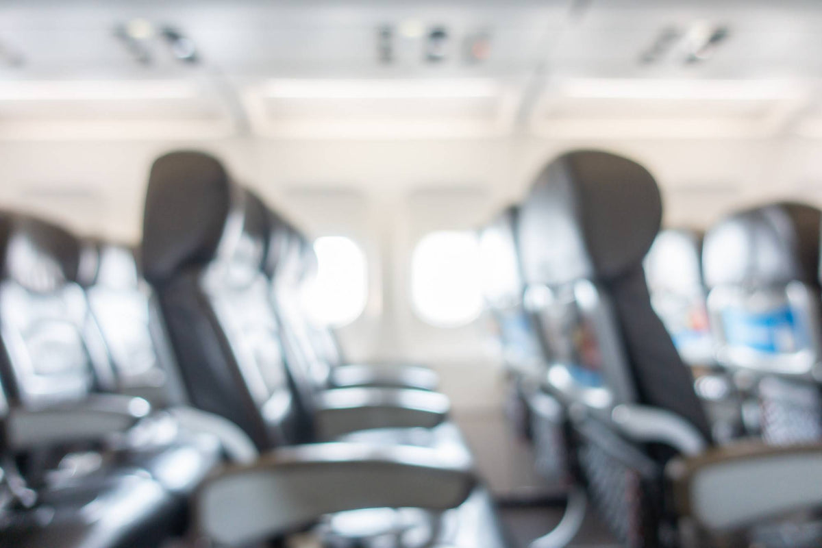Síndrome de la clase turista: asientos de avión en un vuelo largo