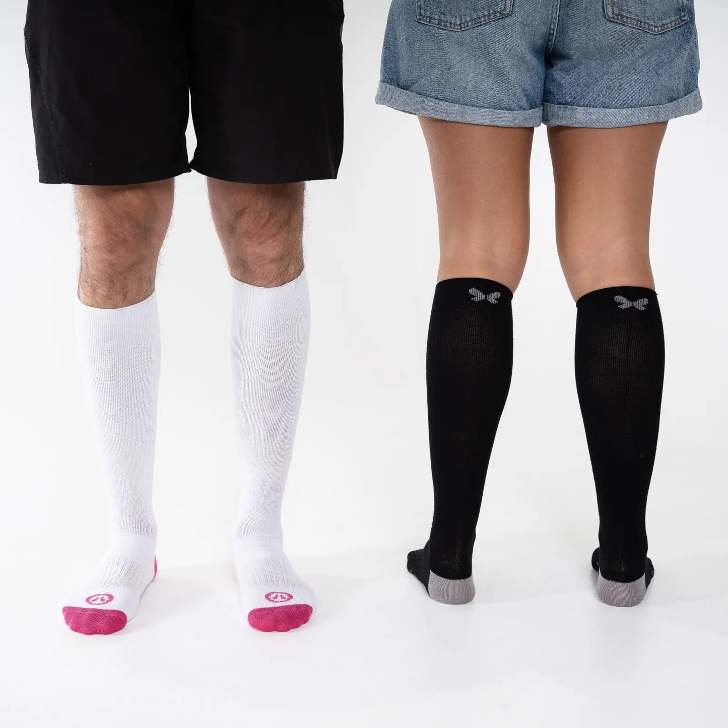 Calcetines de compresión ligera modernos unisex para hombre y mujer