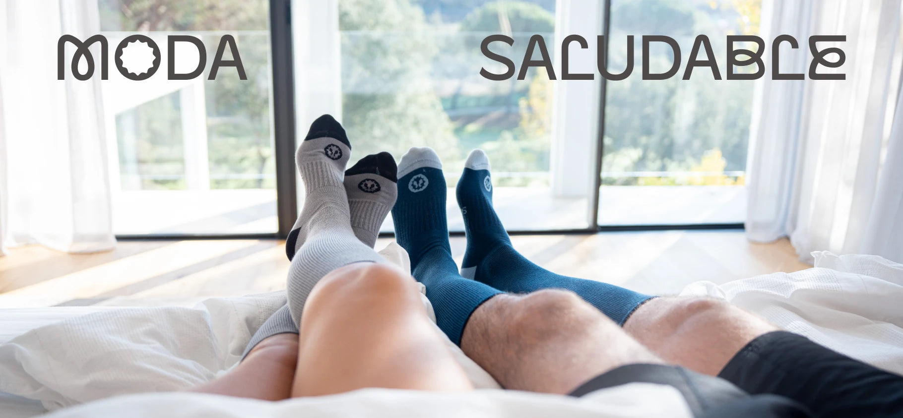 Moda saludable con calcetines compresivos